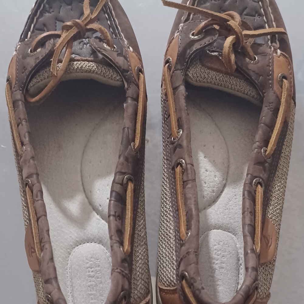 Sperry Brown and Tan Loafers - Picture 3 of 4